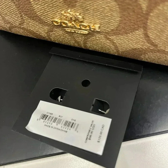 Coach Heart Hoop Earrings CY098 SLV - Picture 5 of 5